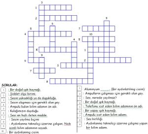 Işık ve Ses Bulmaca