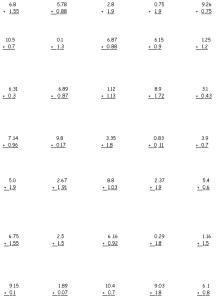 ondalık sayılarla toplama