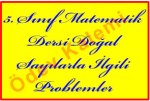5. Sinif Matematik Dersi Dogal Sayilarla ilgili Problemler