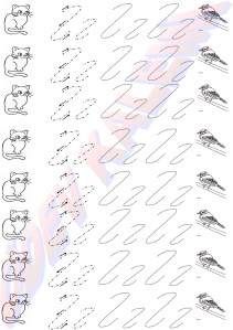 1. Sinif Cizgi Calismalari kedi kus