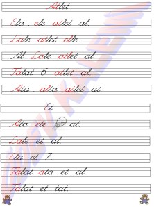 elati Metin 2. Grup Sesler 1. Sinif Okuma Yazma Etkinlikleri