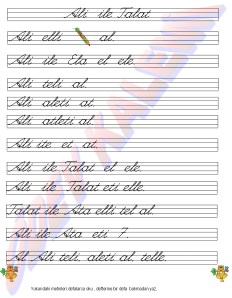 elati Metin 2. Grup Sesler 1. Sinif Okuma Yazma Etkinlikleri