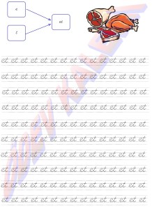 et Kelimesi 1. Grup Harfler 1. Sinif Okuma Yazma Etkinlikleri