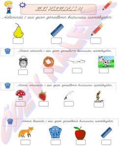 t sesini Kavrama 1. Grup Harfler 1. sınıf Okuma Yazma Etkinlikleri - 01