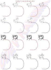 1. Sinif Cizgi Calismalari Boyamali Hayvan