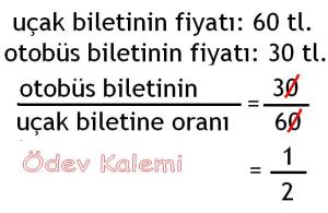 5. Sinif Matematik Dersi Cozumlu Oran Oranti Problemleri - 01