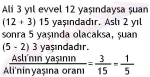 5. Sinif Matematik Dersi Cozumlu Oran Oranti Problemleri - 09