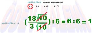 8. Sinif Matematik Dersi Cozumlu Karekoklu Problemler - 02