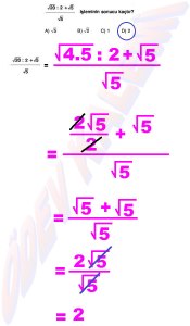 8. Sinif Matematik Dersi Cozumlu Karekoklu Problemler - 13