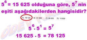 8. Sinif Matematik Dersi Uslu Sayilarla islemler Cozumlu Problemler - 09