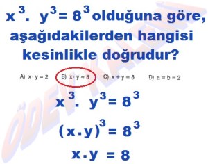 8. Sinif Matematik Dersi Uslu Sayilarla islemler Cozumlu Problemler - 10