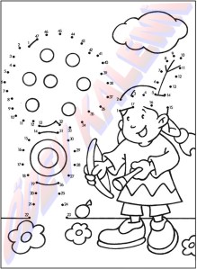 Sayilari Birlestir Boya 1. Sinif Sanatsal Etkinlikler Dersi - 01