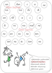 2. Grup Harfler Heceleri Birlestirerek Anlamli Kelimeler Olusturma Etkinligi 1. Sinif Turkce Dersi Okuma Yazma Etkinlikleri