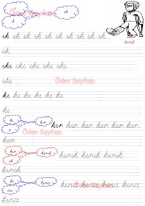 Ik - IkI - kI Heceleri 3. Grup Sesler 1. Sinif Turkce Dersi Okuma Yazma Etkinlikleri