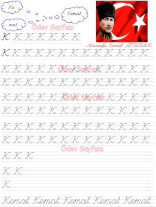 K Sesi Kemal 3. Grup Harfler 1. Sinif Turkce Dersi Okuma Yazma Etkinlikleri