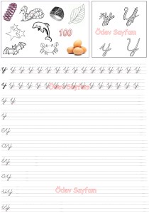 y sesi sezdirme 3. Grup Harfler 1. Sinif Turkce Dersi Okuma Yazma Etkinlikleri