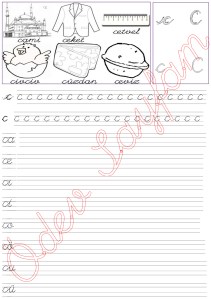 c sesi sezdirme 5. Grup Harfler 1. Sinif Turkce Dersi Okuma Yazma Etkinlikleri