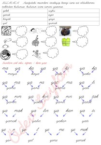 y sesi kelime olusturma 3. Grup Harfler 1. Sinif Turkce Dersi Okuma Yazma Etkinlikleri