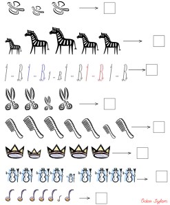 Ritmik Saymalarla ilgili çalışma sayfası - 01