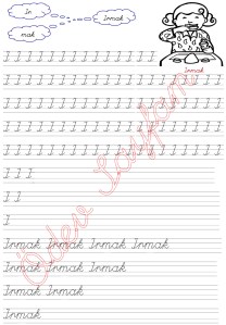 I Sesi 3. Grup Harfler 1. Sinif Turkce Dersi Okuma Yazma Etkinlikleri