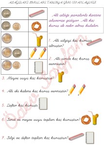 paralarimizi ogreniyorum tablo etkinligi 1. sinif Matematik Dersi_001