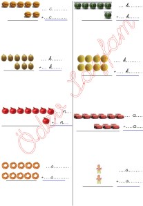 resimli alt alta toplama islemleri 1. Sinif Matematik Dersi - 02