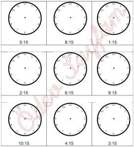 saate akrep ve yolkovan yerlestirme ceyrek gece 3. sinif Matematik Dersi