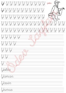 Y sesi 3. Grup Harfler 1. Sinif Turkce Dersi Okuma Yazma Etkinlikleri