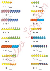 1. Sinif Matematik Dersi Toplam islemleri - 17