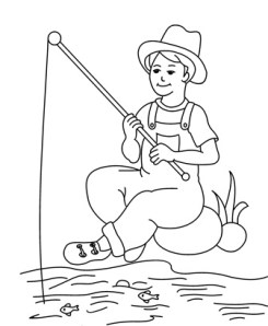 golde balik tutan cocuk