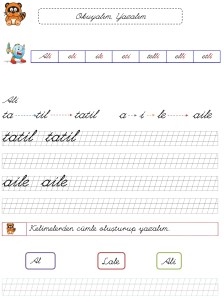 i sesi kavrama 2. grup harfler 1. sinif Turkce Dersi okuma yazma etkinlikleri - 02